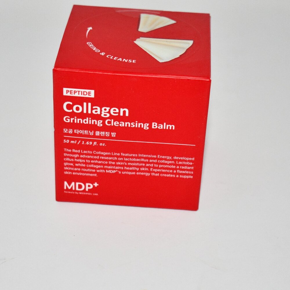 MDP+ RED Lacto Collagen Grinding Cleansing Balm – Pore Cleansing & Hydrating, Po